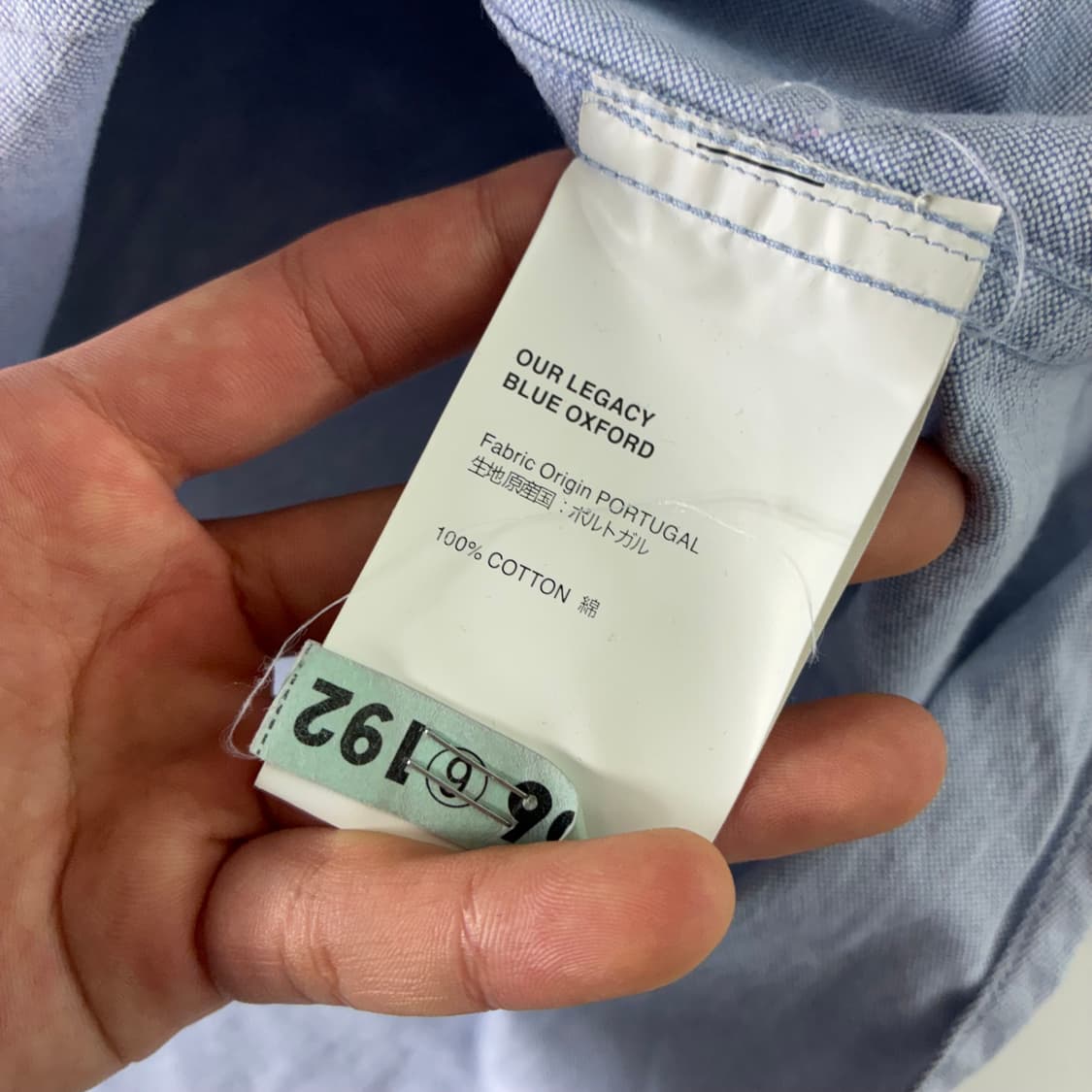 Our legacy  아워레거시 코튼 소라 옥스퍼드 셔츠  상품이미지5