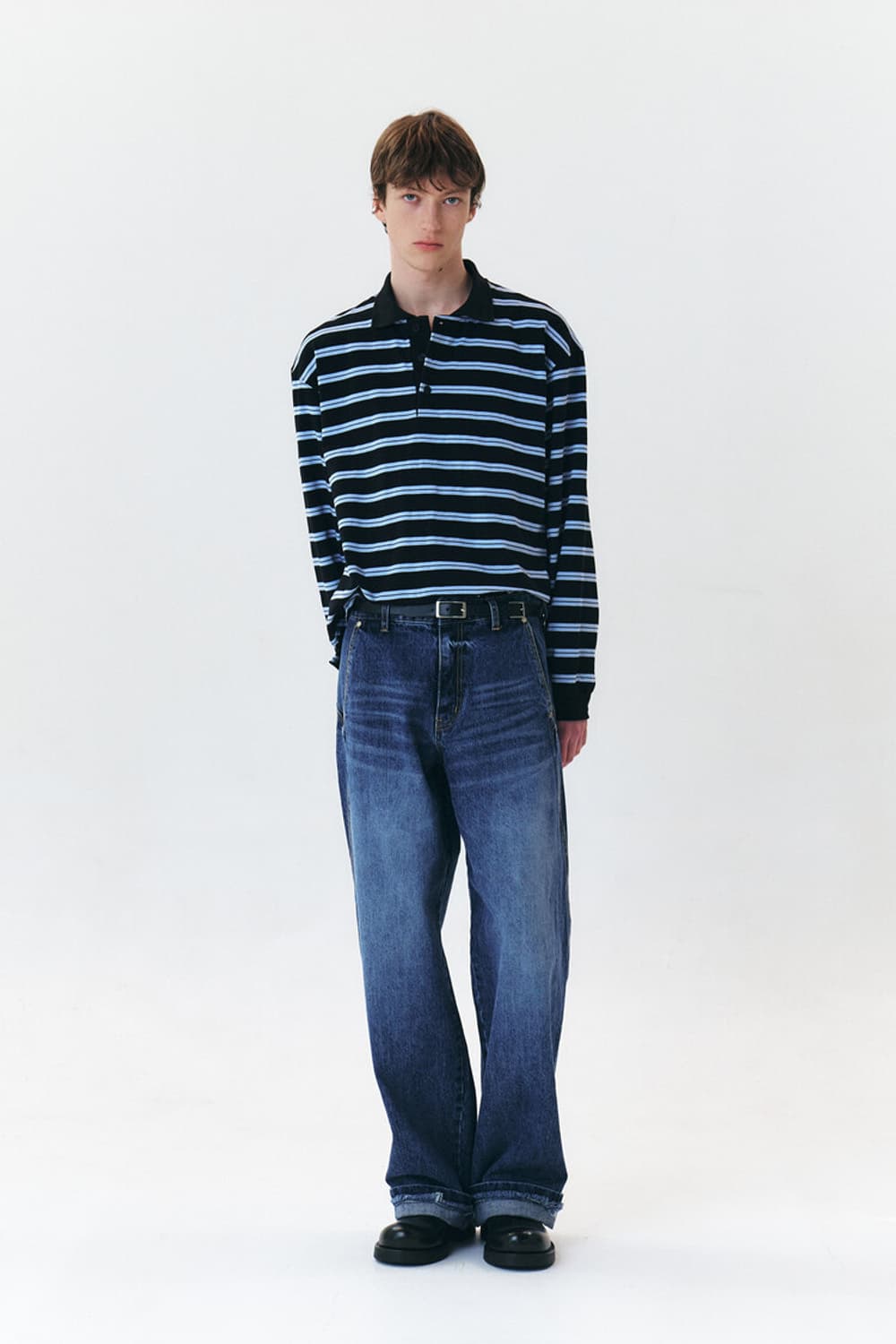 윈더 winder 스트라이프 코튼 폴로 상품이미지4