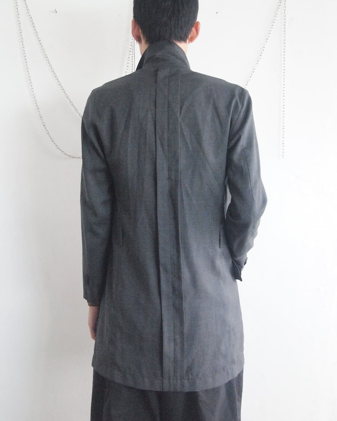 줄리아노 후지와라 아방가르드 드레이프 코트 상품이미지5