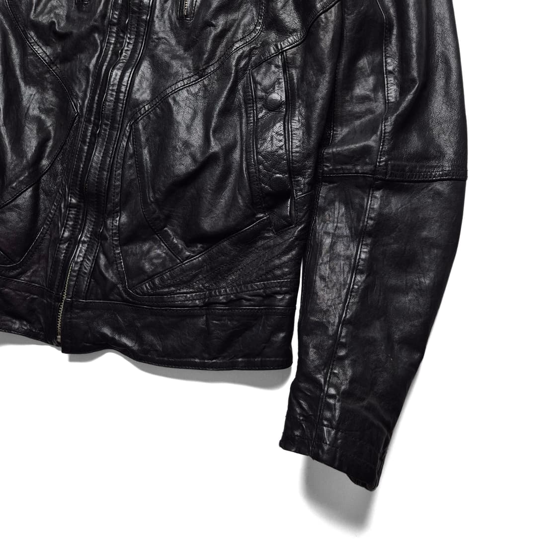 [S] VTG 이태리 양가죽 바이커 자켓 상품이미지5