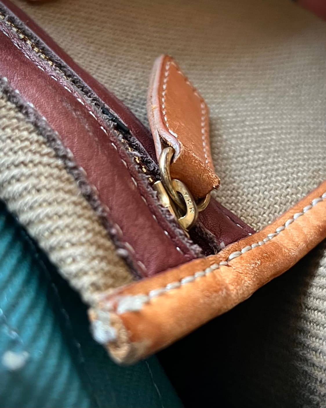 Old Paul Smith Leather Canvas Tote Bag 상품이미지8