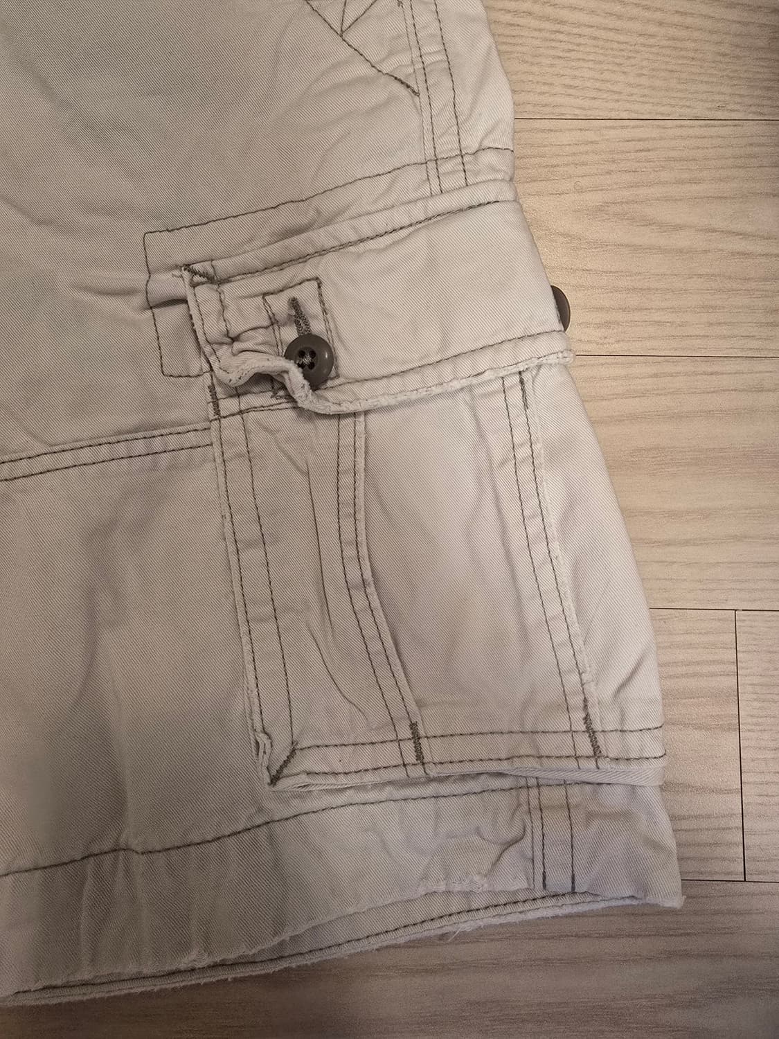 홀리스터 빈티지 아이보리 카고 버뮤다 팬츠 상품이미지4