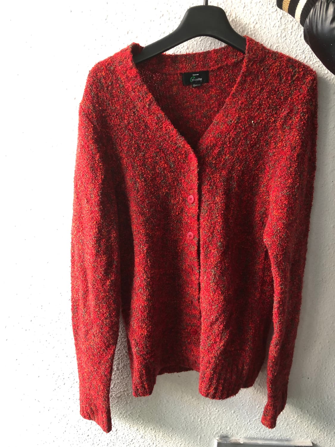 빈티지 니트 가디건 - 레드(red) 상품이미지1