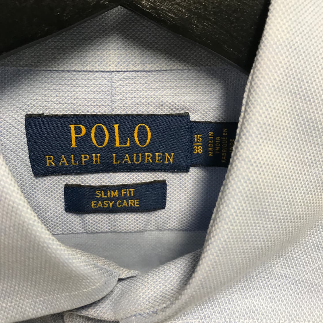 폴로 랄프로렌 솔리드 셔츠 블루 15/38 상품이미지5