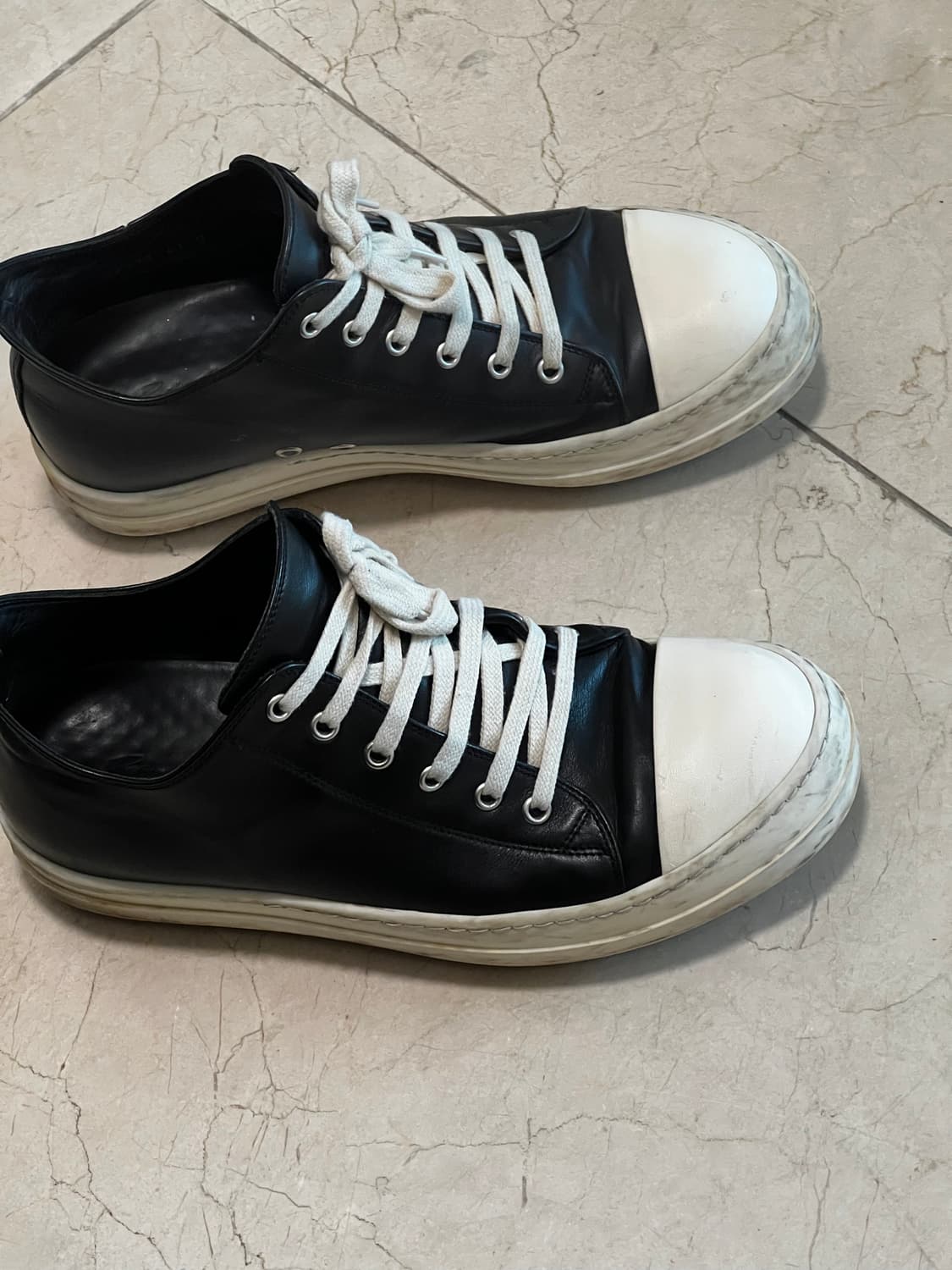 [41] 릭오웬스 포터빌 로우 스니커즈 블랙 상품이미지5