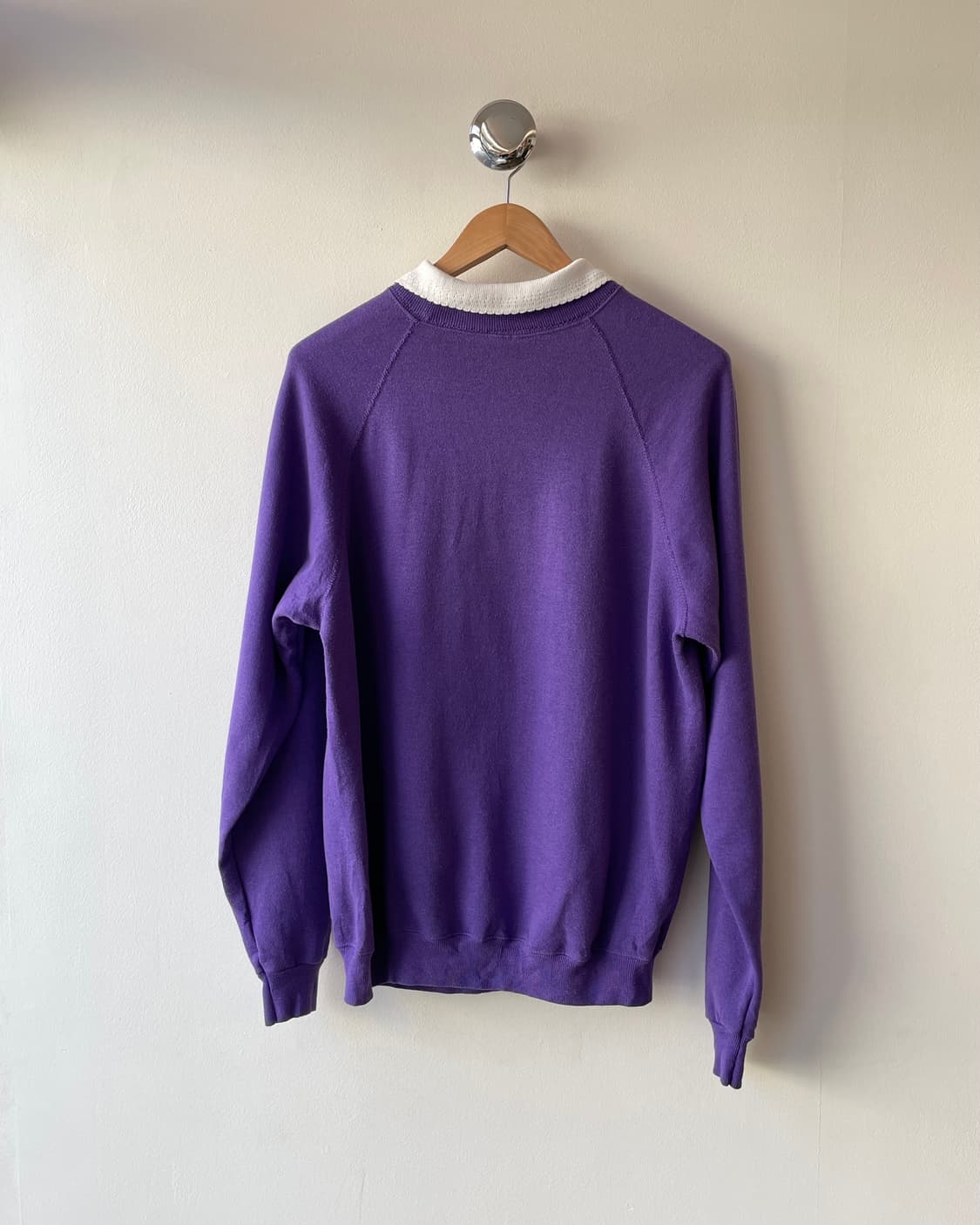 90s USA Morning Sun collar Sweatshirt 🪻 상품이미지4