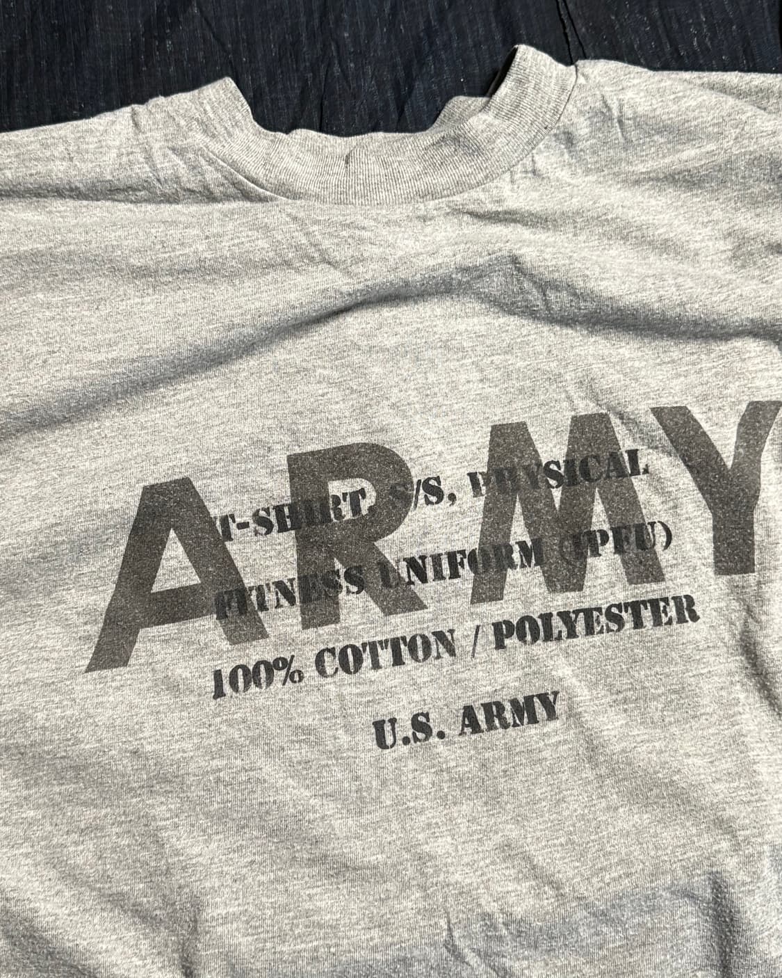10's U.S Army 'Spec.' 스텐실 IPFU 티셔츠 L 상품이미지2