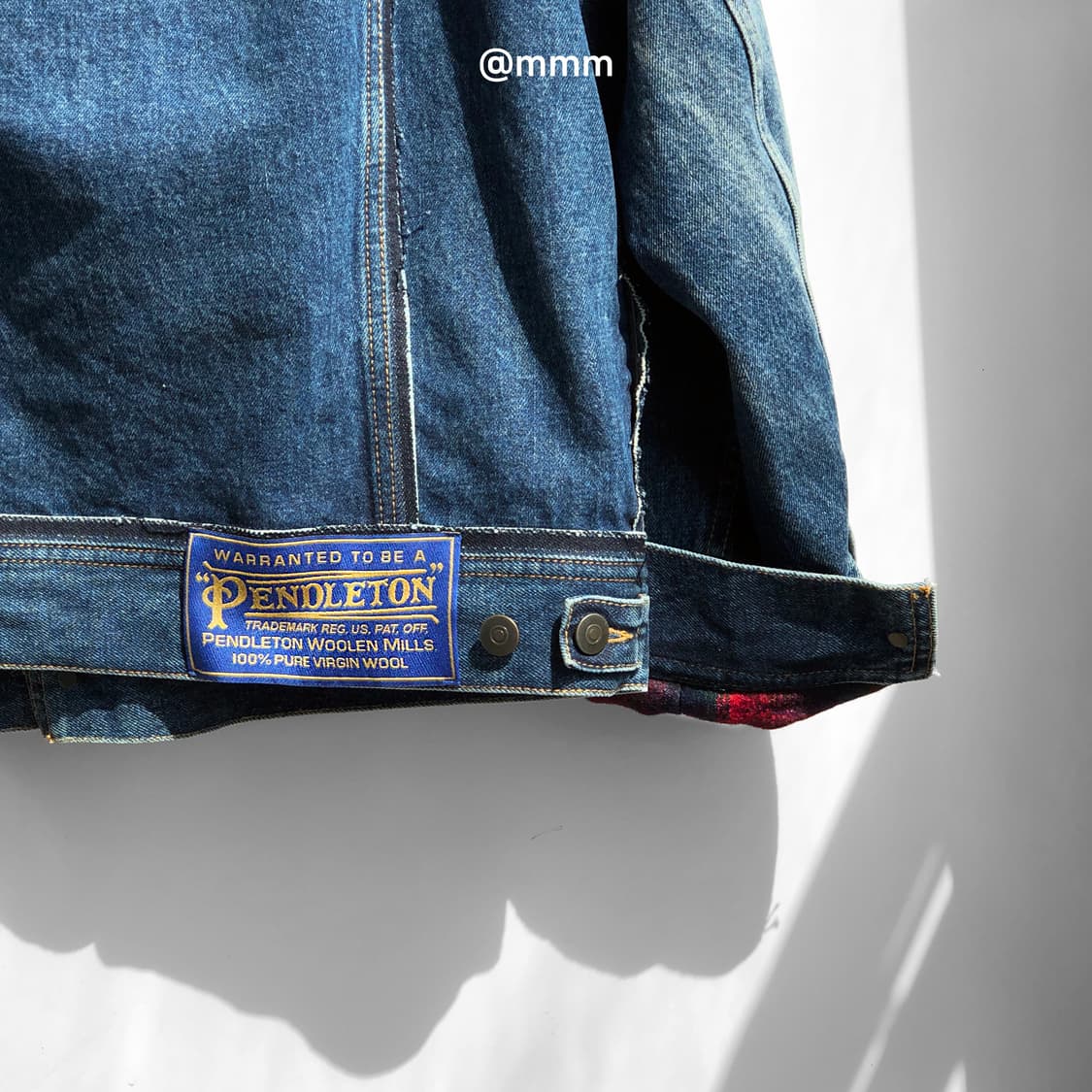 마르지엘라/패들턴 데님 자켓 상품이미지8