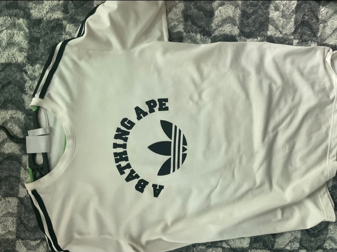 베이프 아디다스 반팔 L 상품이미지1