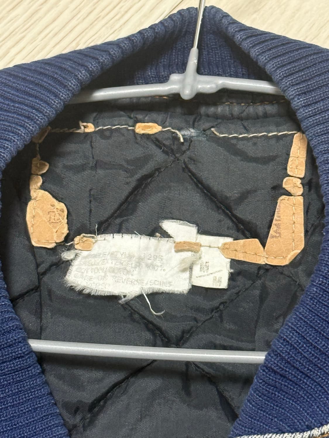 빈티지 데님 바시티 점퍼2024 상품이미지5