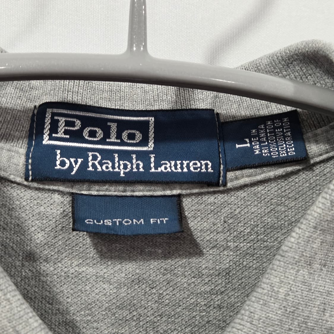 폴로랄프로렌 피케 카라 그레이 반팔티 L 상품이미지3