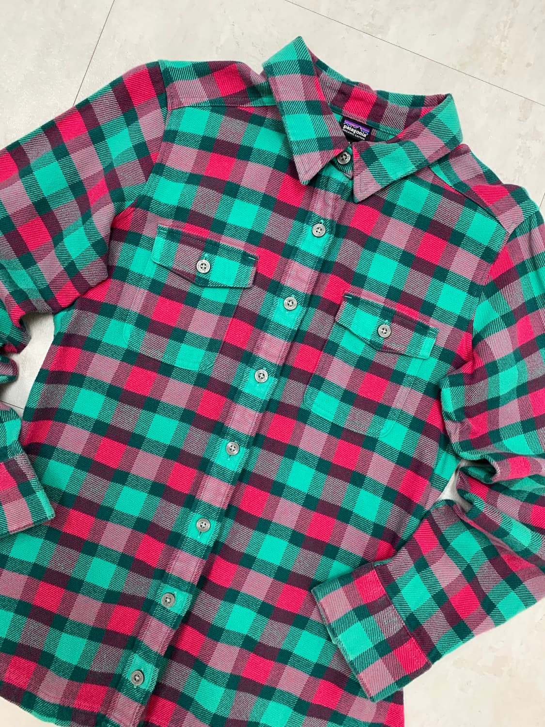파타고니아 체크 패턴 셔츠 #670 상품이미지2
