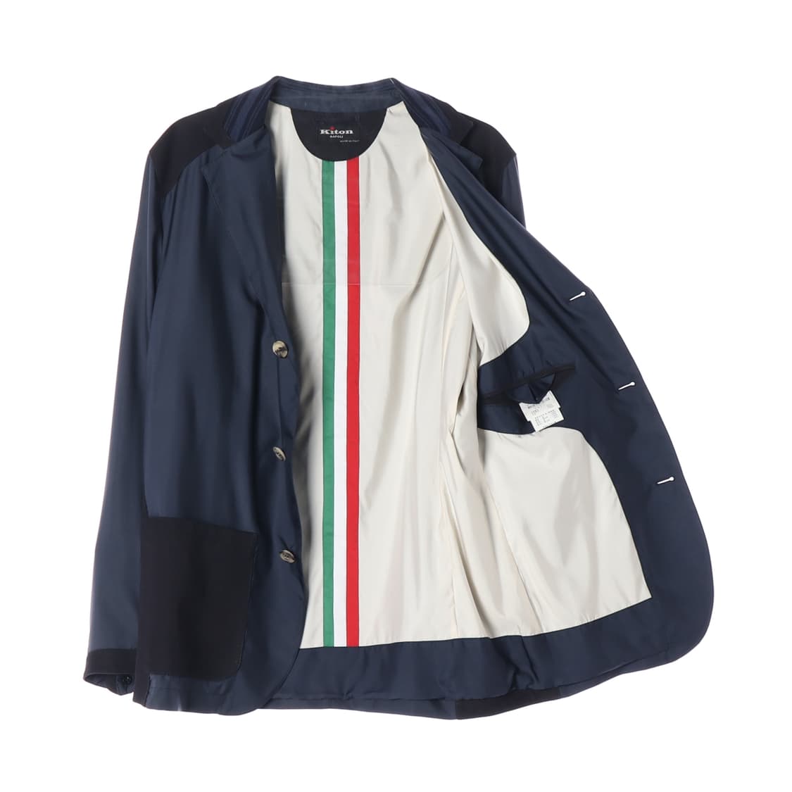 [M]키톤 실크100% 네이비 블레이저 자켓 싱글브레스티드재킷
 상품이미지4