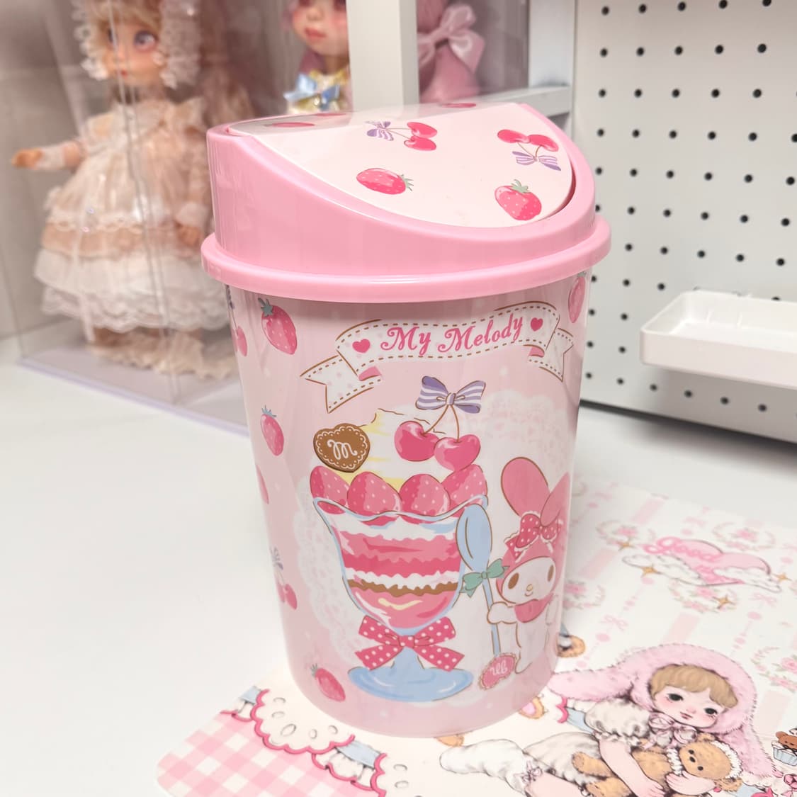 산리오 마이멜로디 휴지통 상품이미지1