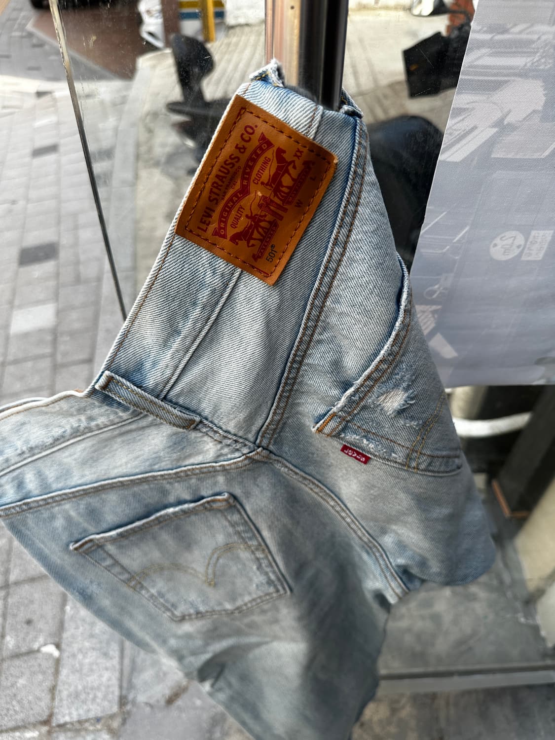 Levis 리바이스 501 워싱 데님 w31 상품이미지2