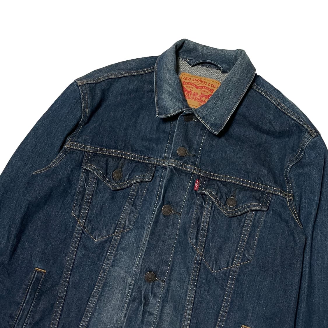 Levis 리바이스 데님 워싱 트러커 자켓 상품이미지3