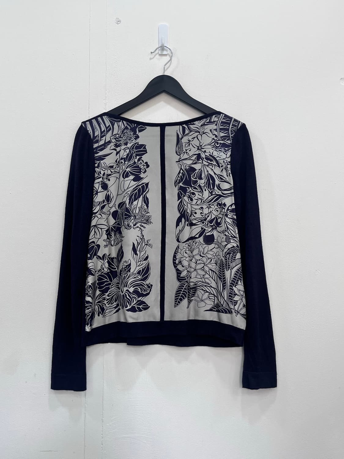 에르메스 실크 캐시미어 니트 여성 38 M 네이비 상품이미지5