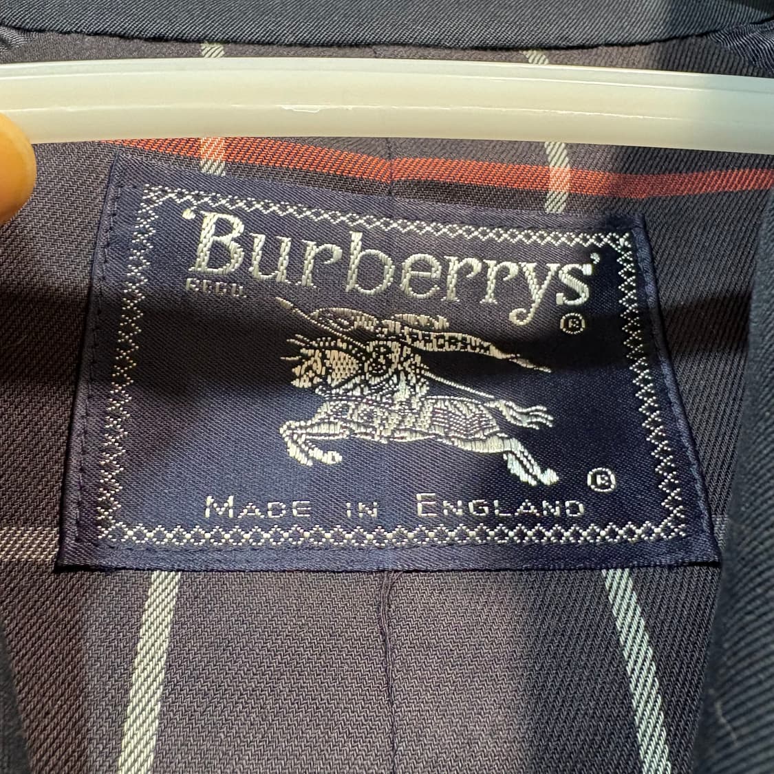 [12] BURBERRY 버버리 네이비 더블 트렌치 코트 상품이미지5