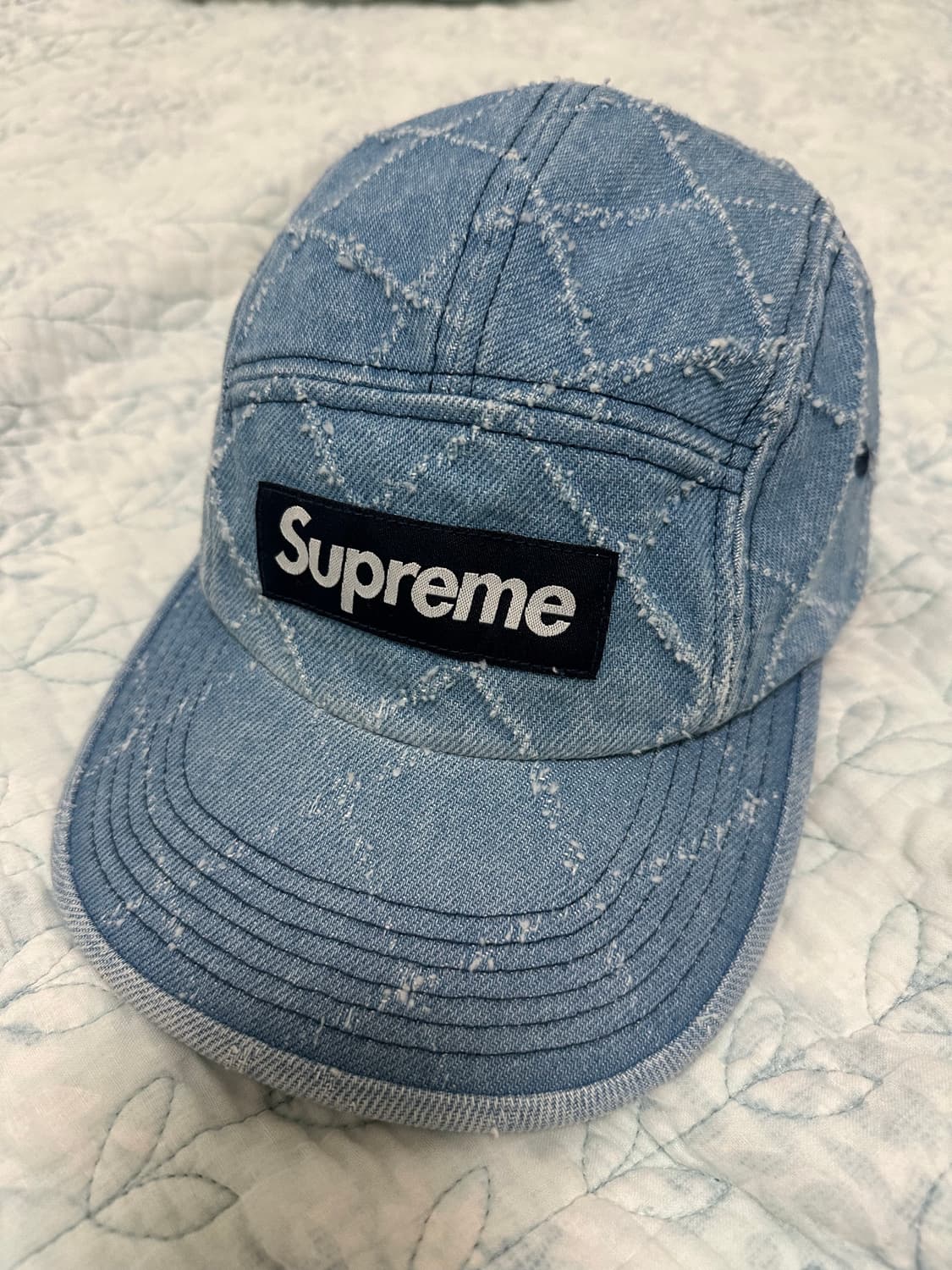 슈프림 워시드 데님 캠프캡 상품이미지1