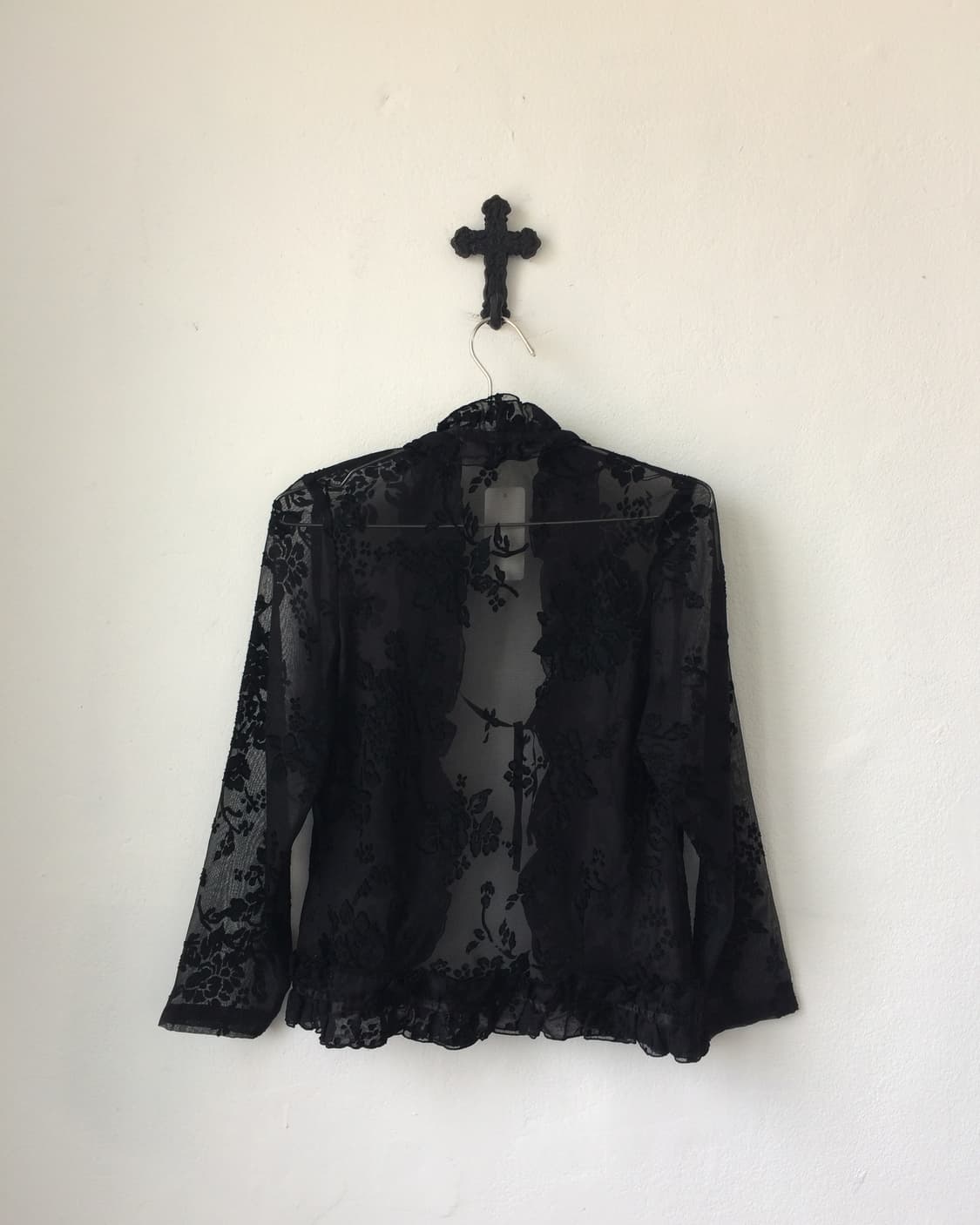 Pattern see through jacket 상품이미지3