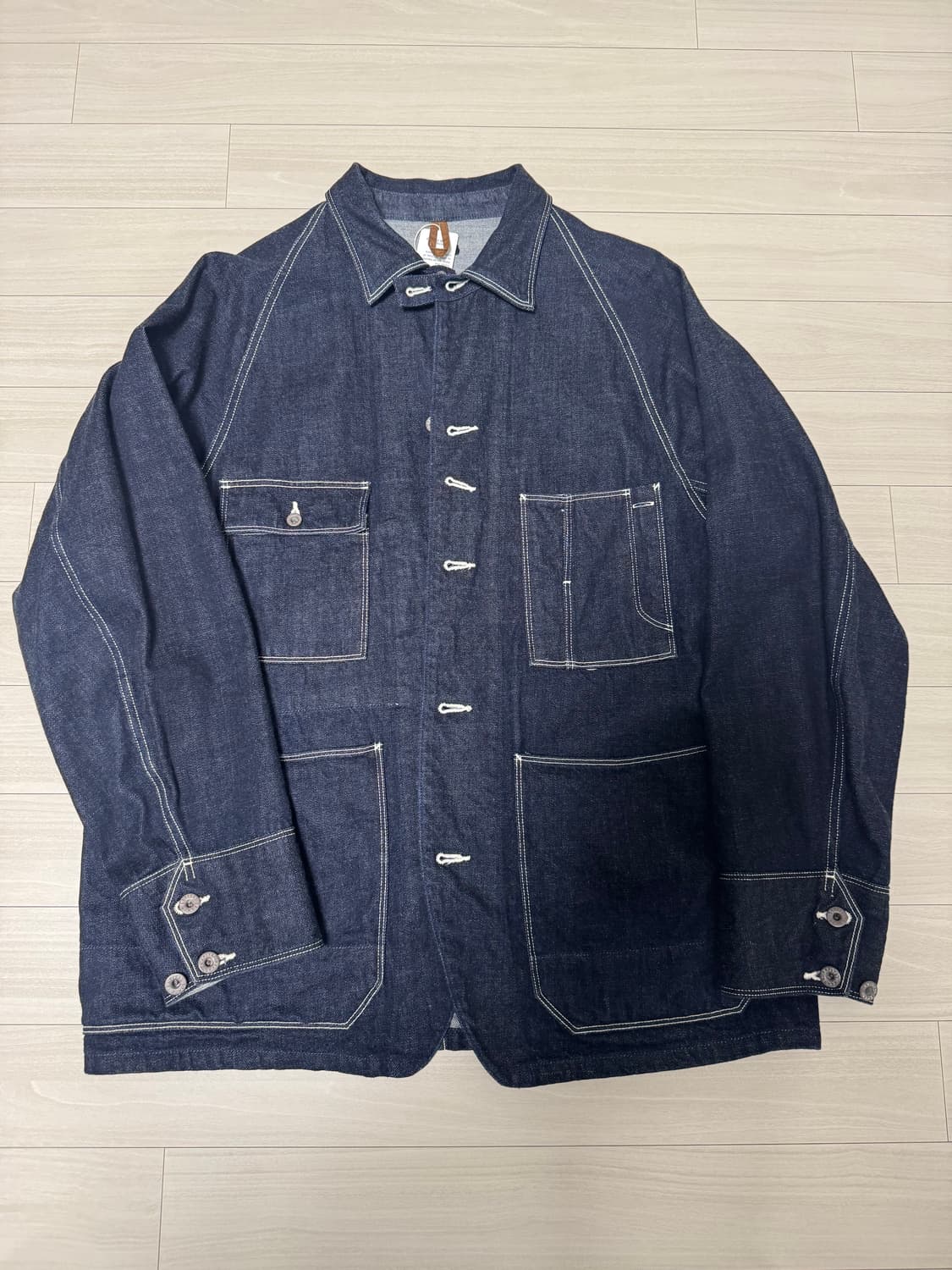 캐피탈 데님 커버롤 인디고 자켓 3사이즈 판매합니다 상품이미지1