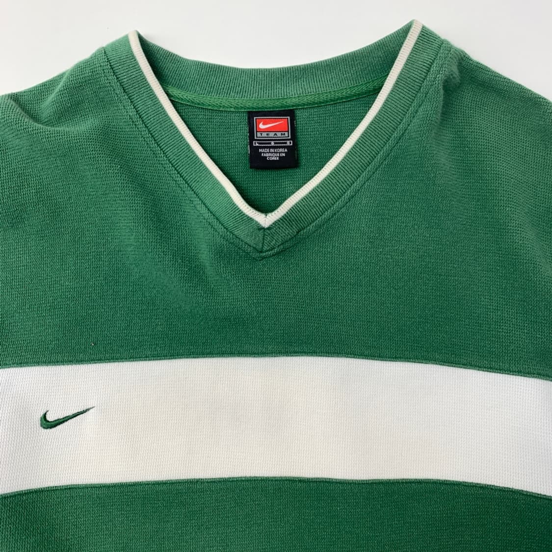 [L/정품] 90s 나이키 브이넥 롱슬리브 L1-0013 상품이미지3