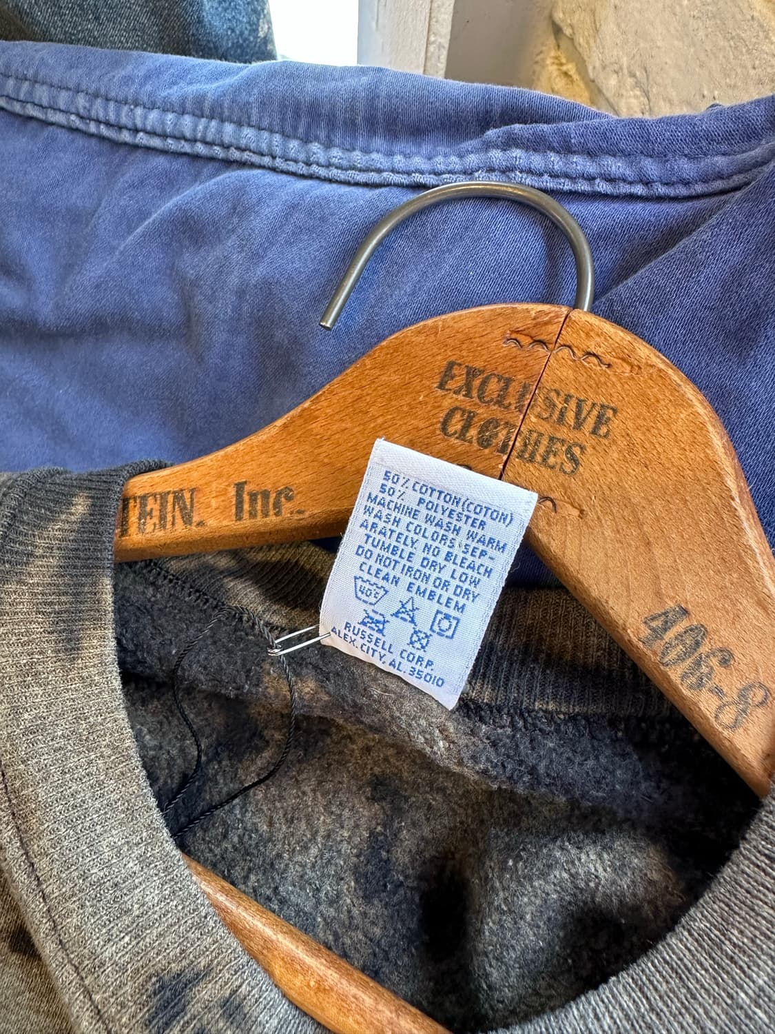 90s 러셀 50/50 타이다이 컷오프 스웻셔츠 상품이미지9