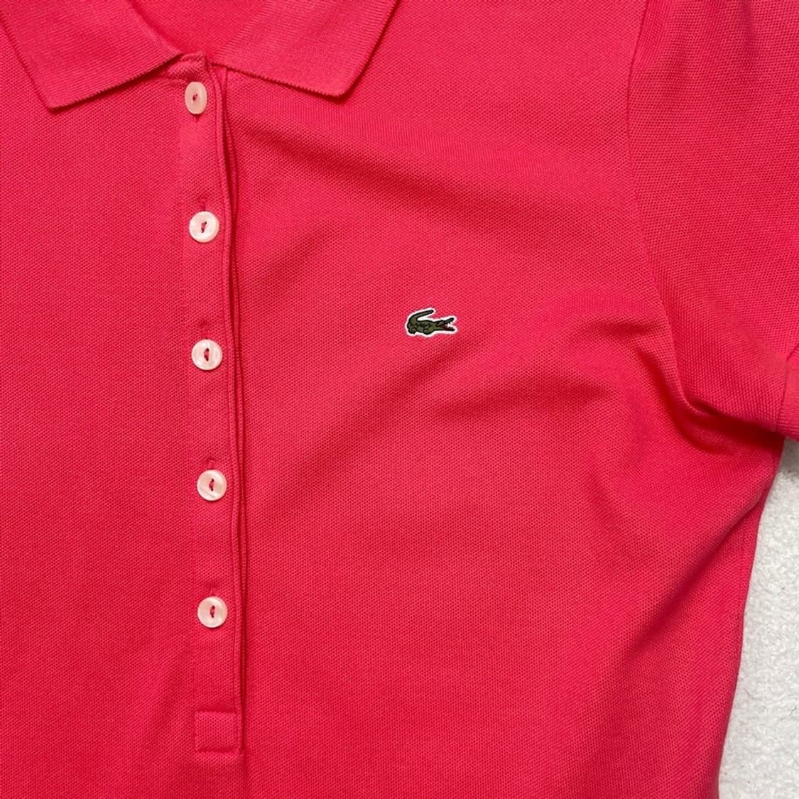 LACOSTE 여성 PK티 코랄 38 상품이미지2