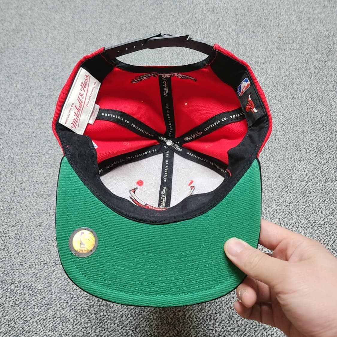 미첼앤네스 NBA 시카고 불스 스냅백 상품이미지4