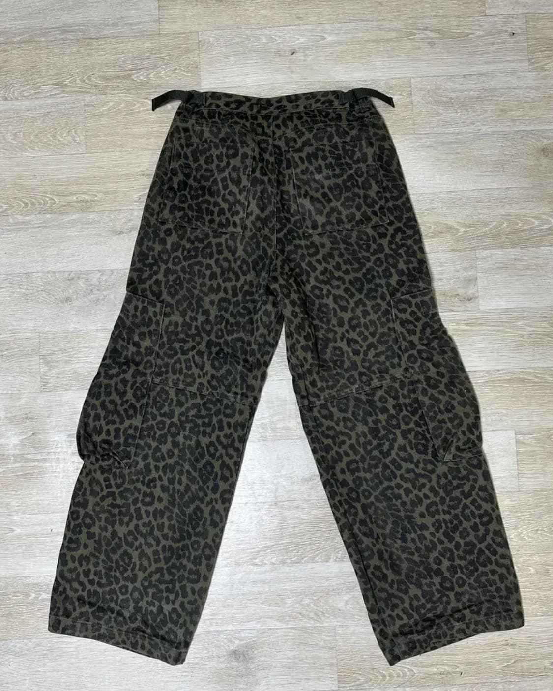 카락터 레오파드 팬츠 카키 00 상품이미지3