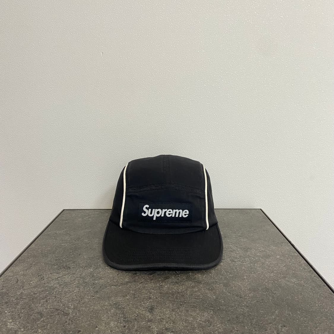 (OS) 슈프림 박스로고 캠프캡 모자 블랙 상품이미지1