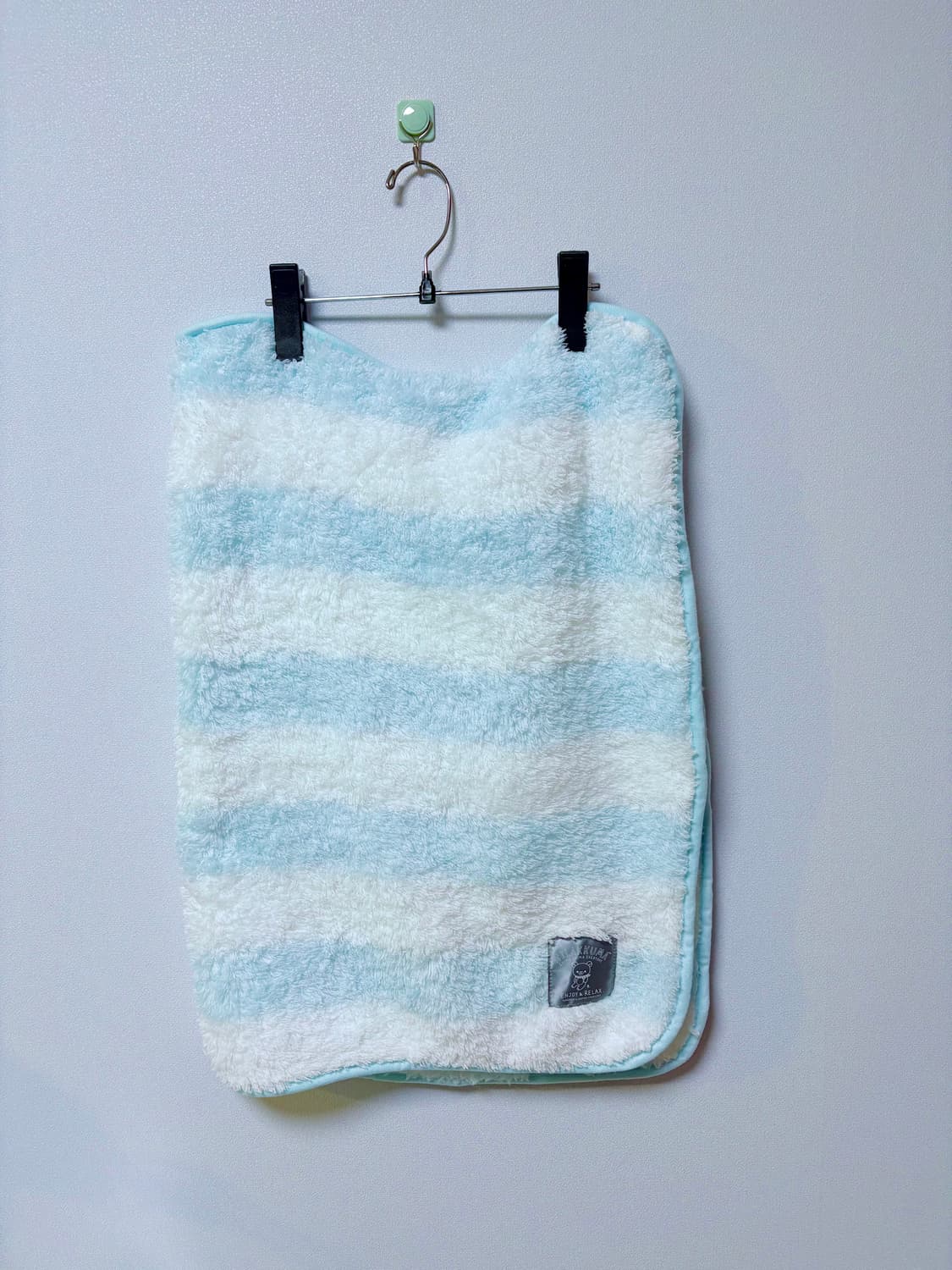 리락쿠마 수면양말 재질 폭닥 담요 후리스 일본 빈티지 하늘색 모리걸  상품이미지1