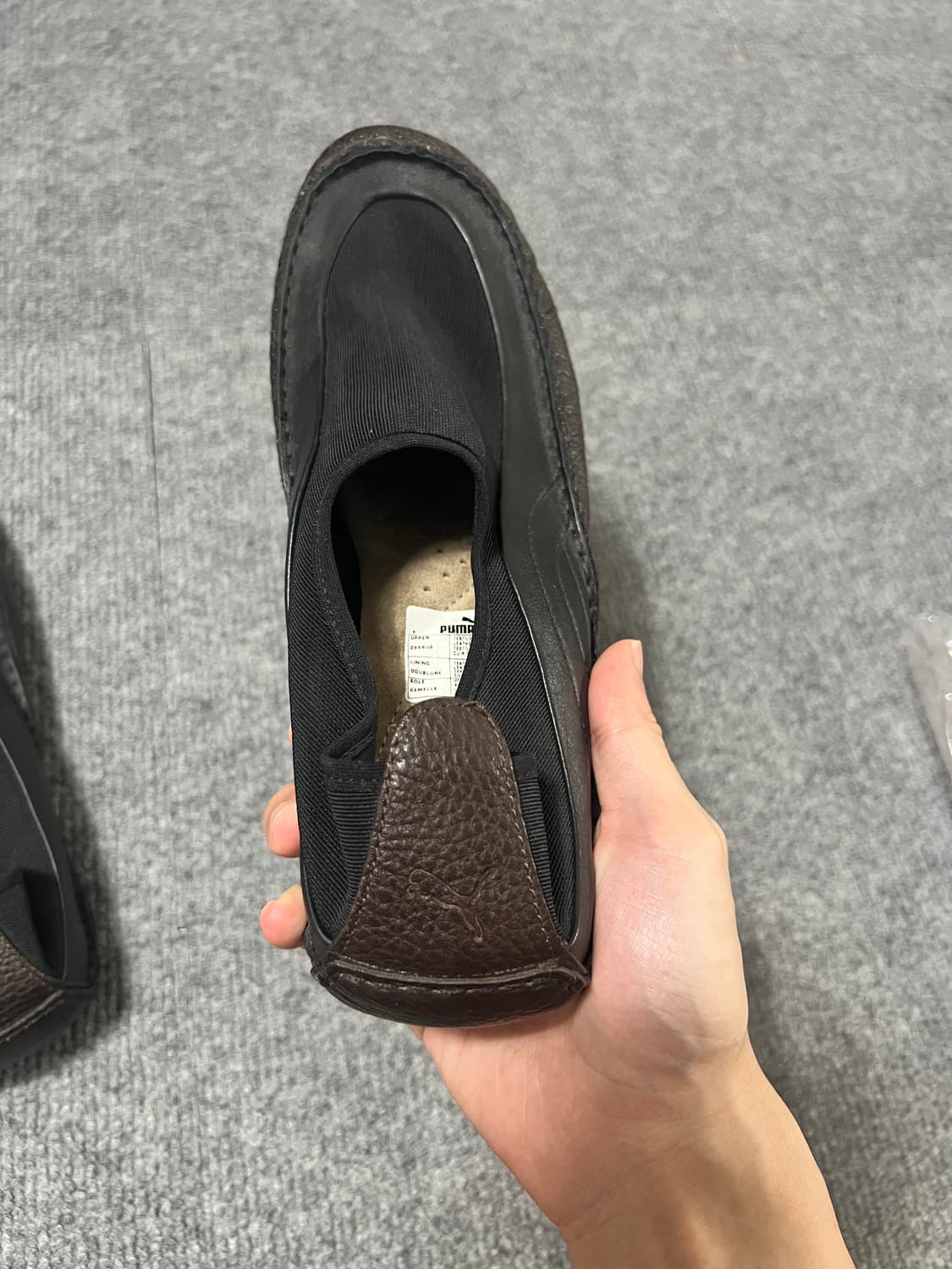 푸마 누알라 puma nuala 레더 플랫 슈즈 250 상품이미지4