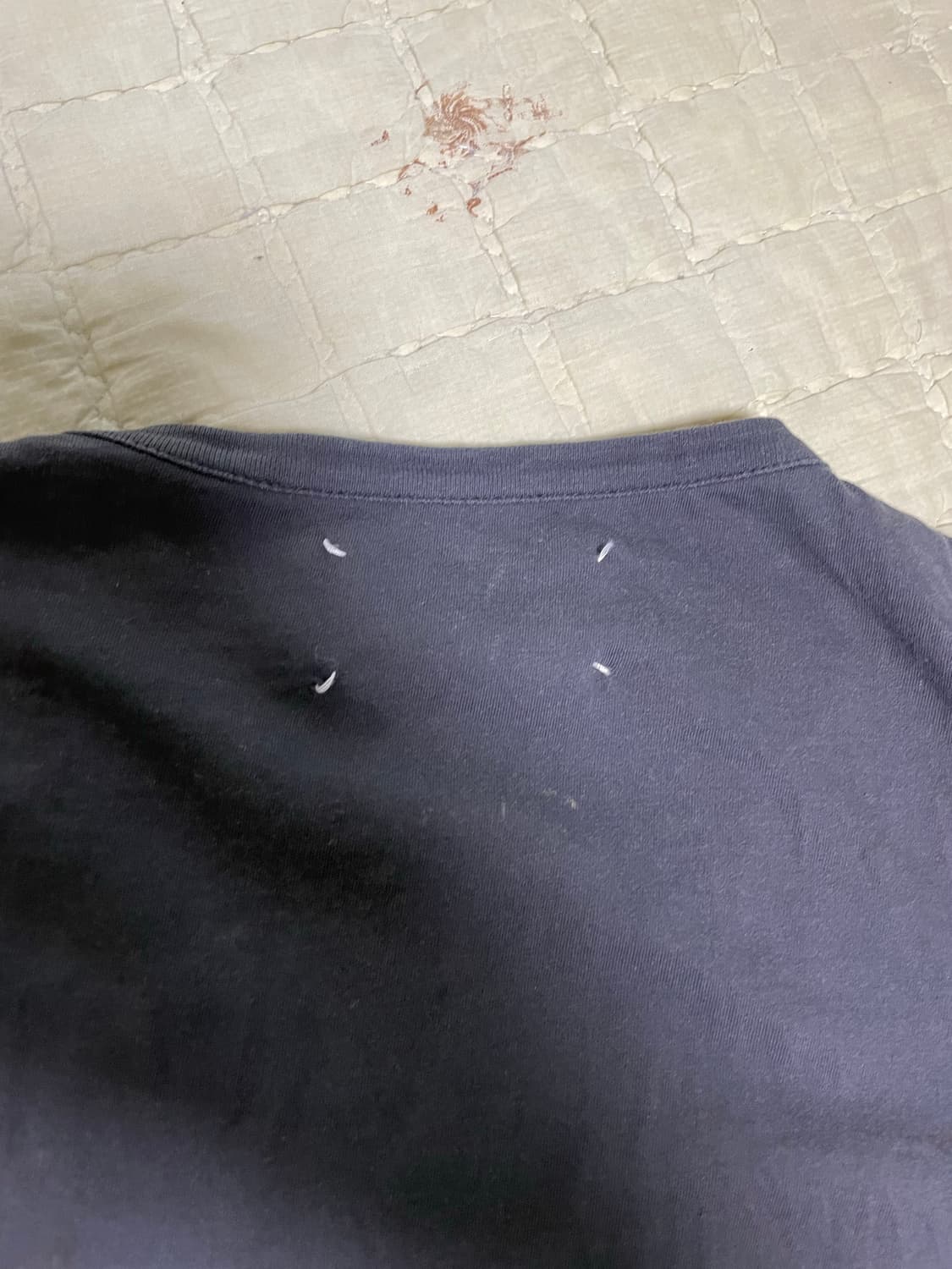 44) 마틴 마르지엘라 브이넥 페인트 티셔츠 상품이미지5