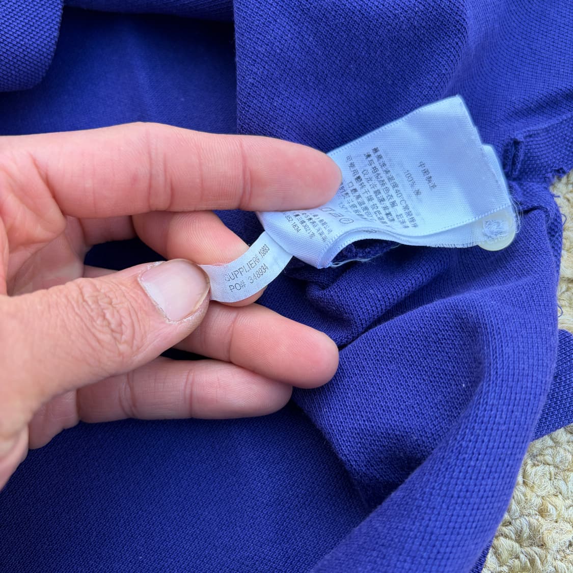 폴로 랄프로렌 퍼플 옐로포니 Pk 카라 롱슬리브 상품이미지5