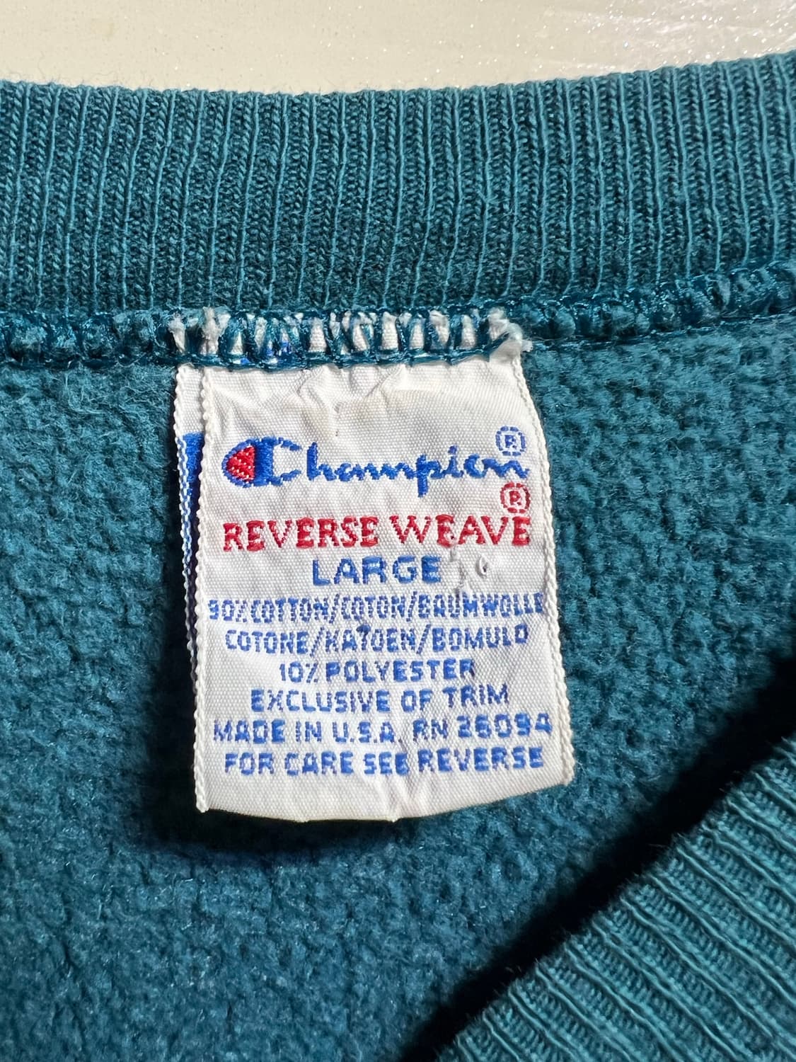 빈티지 챔피온 리버스위브 스웻셔츠 L 상품이미지6