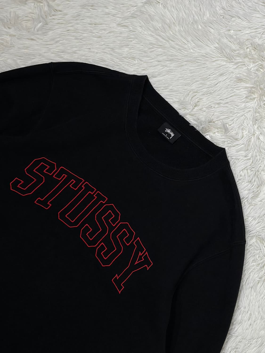 스투시 00‘s 스펠로고 맨투맨 상품이미지4