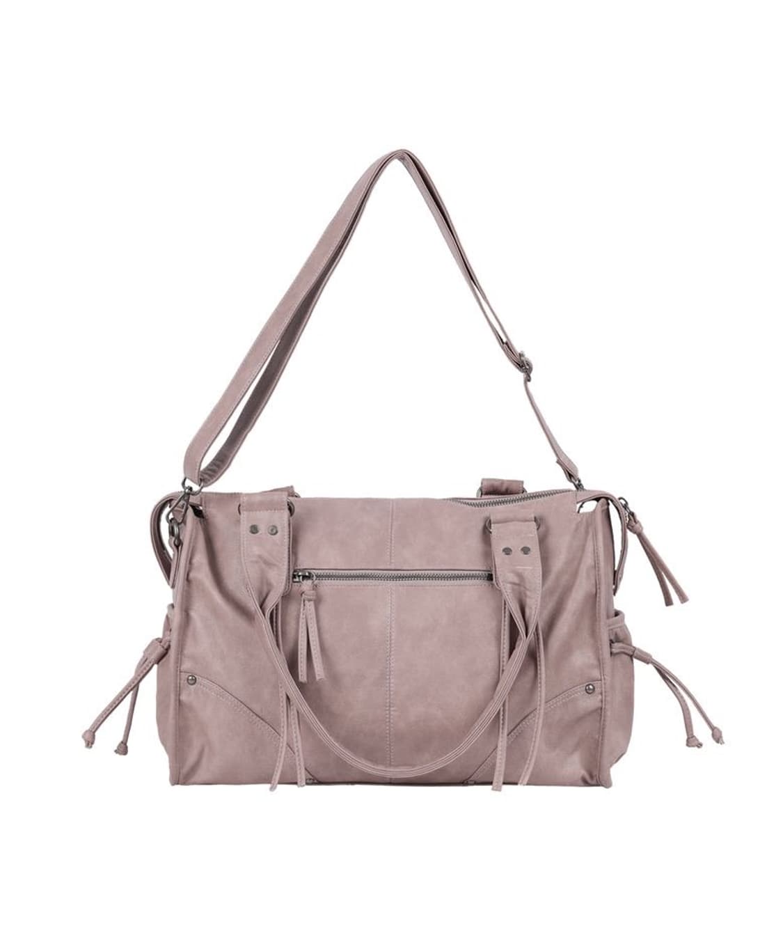 팬시클럽 벨티드 워싱 레더백 베이비 핑크 상품이미지3