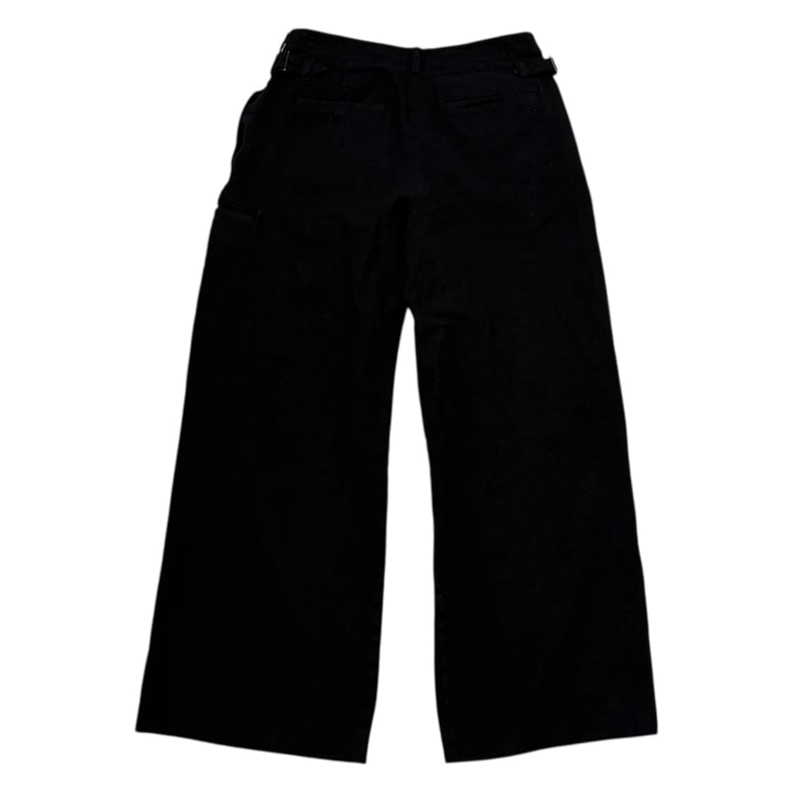 COOR 쿠어 울 와이드 슬랙스 팬츠 바지 블랙 M 상품이미지2