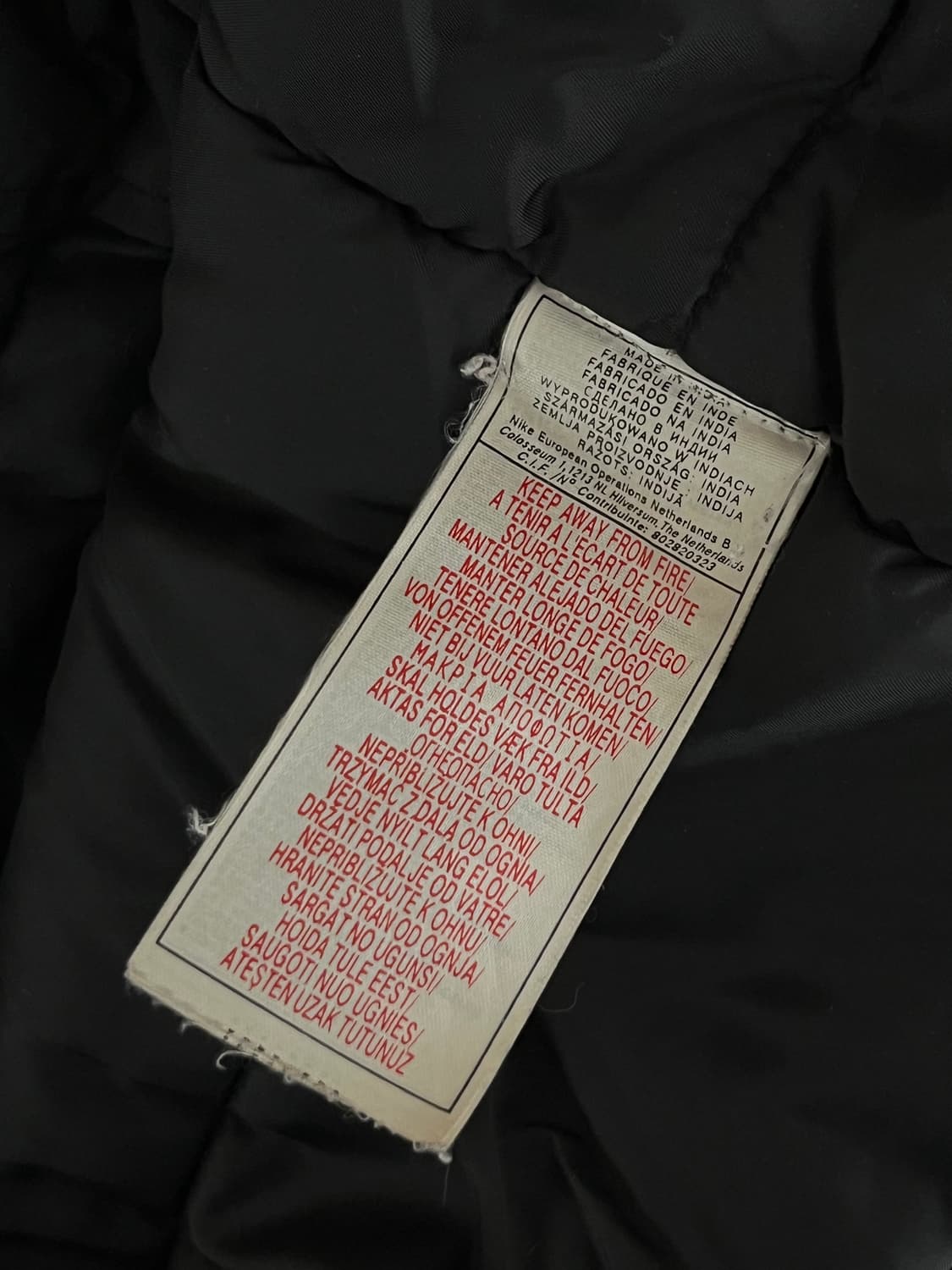 M) 나이키 맨유 00s 벤치자켓 누빔 패딩 블랙 맨체스터 유나이티드 상품이미지4