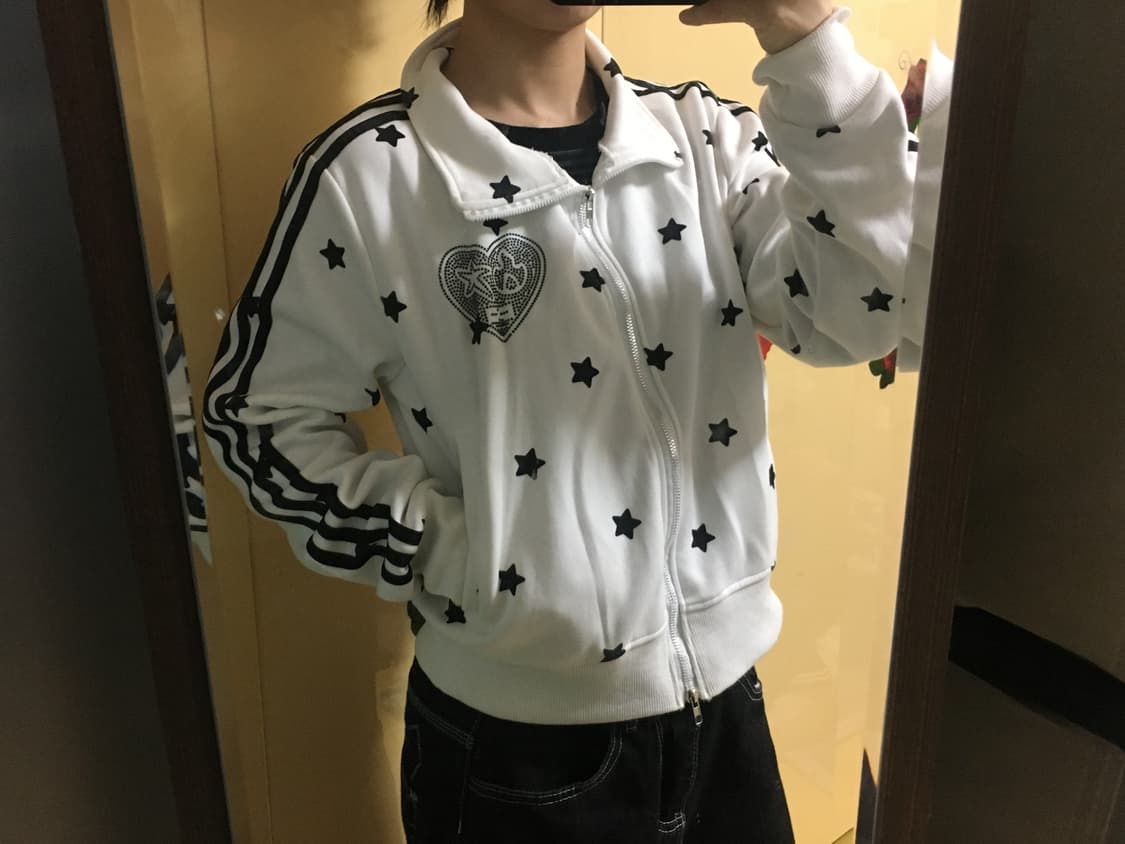 하얀 별 자켓 상품이미지1