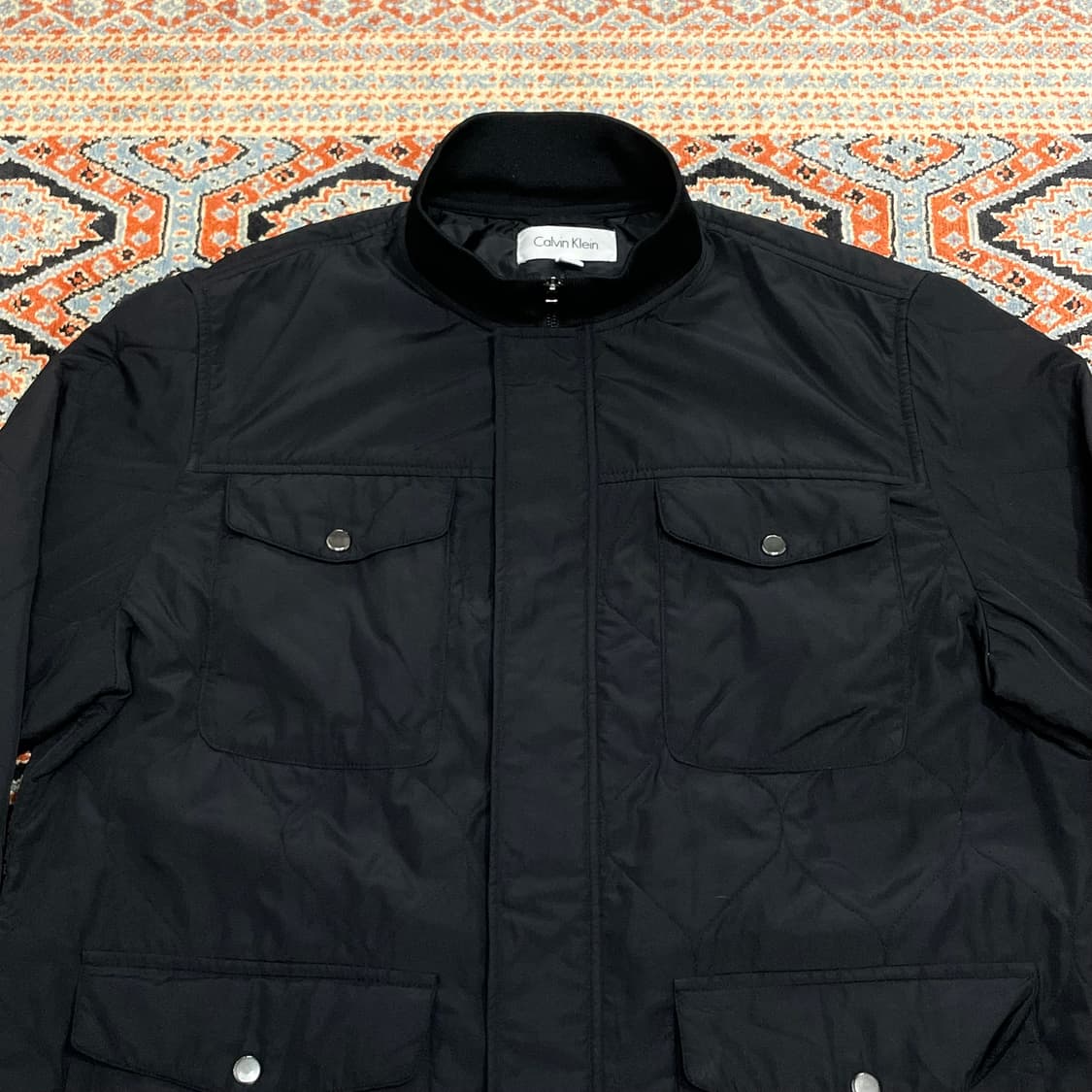 캘빈클라인 블랙 포켓 점퍼 남성L 상품이미지2