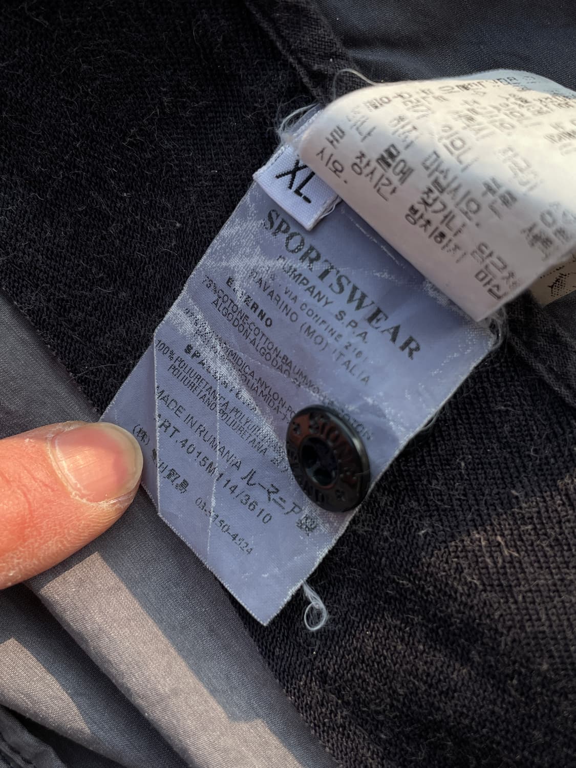 2004ss Stone Island Hooded Canvas Jacket 상품이미지9