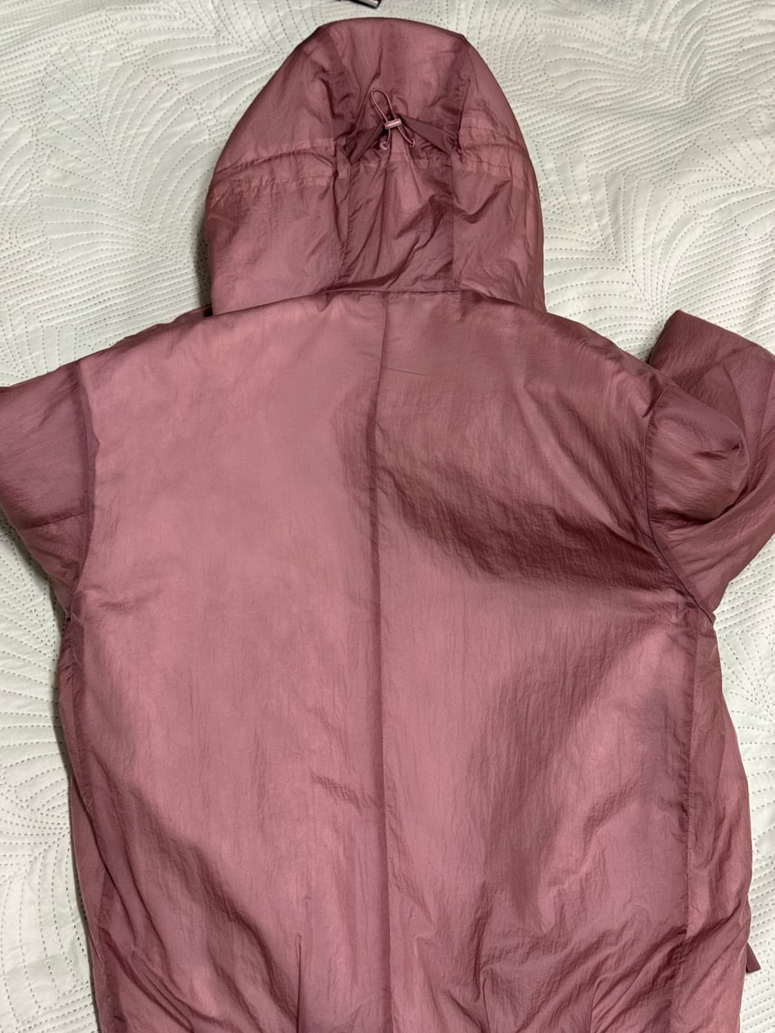 쿠어 트랜스페어런트 패디드 후드 점퍼 (인디핑크) 상품이미지5