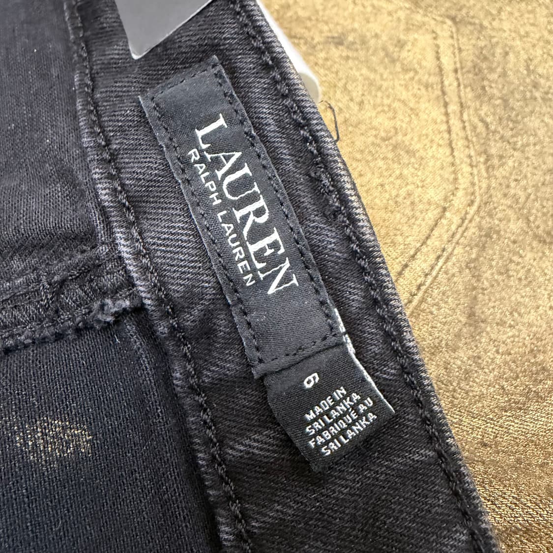 polo 랄프로렌 로렌 우먼스 골드 코팅 데님 28 상품이미지5