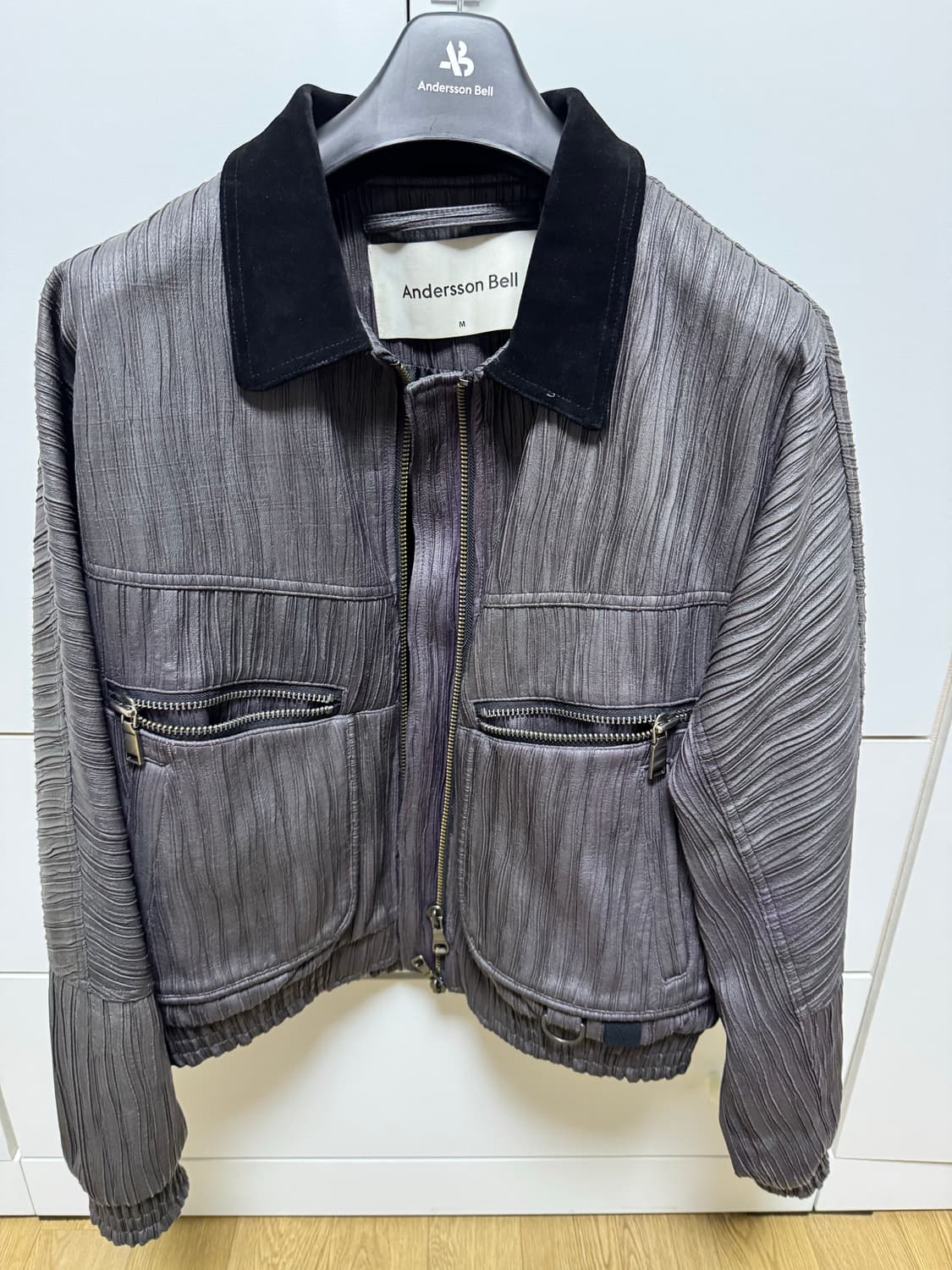 오르테가 봄버 가죽 자켓  상품이미지1