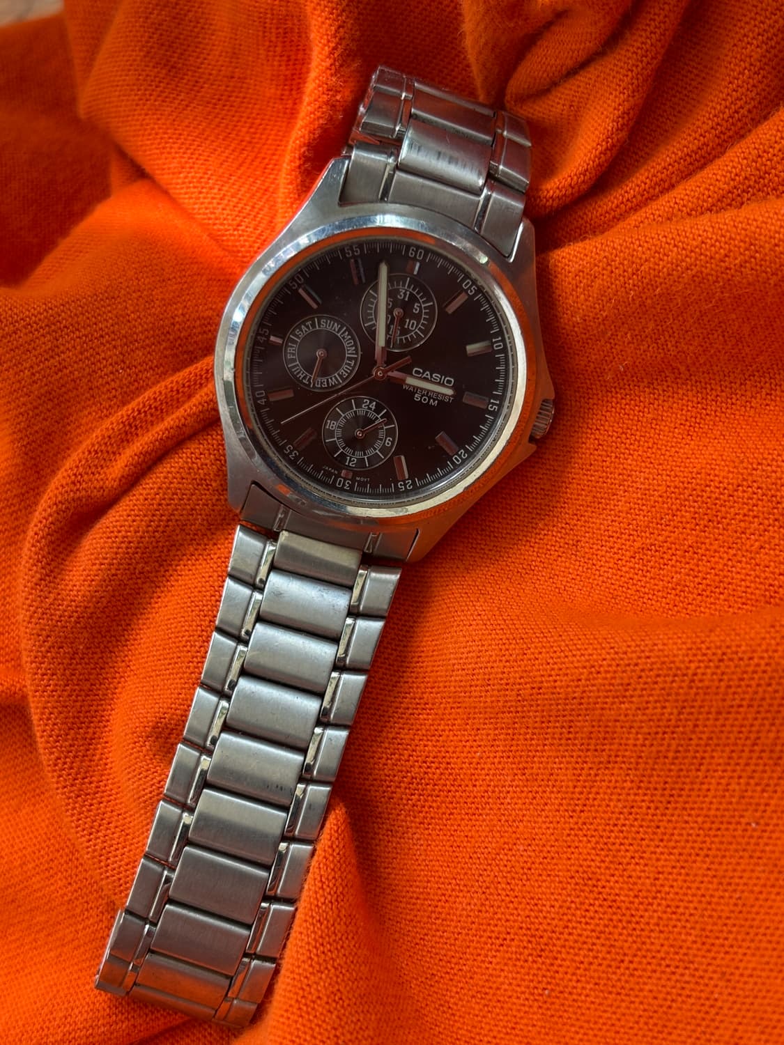 vintage casio metal watch 카시오 시계 상품이미지2