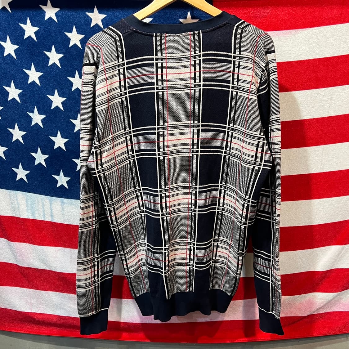 폴로 랄프로렌 타탄체크 가디건 상품이미지2