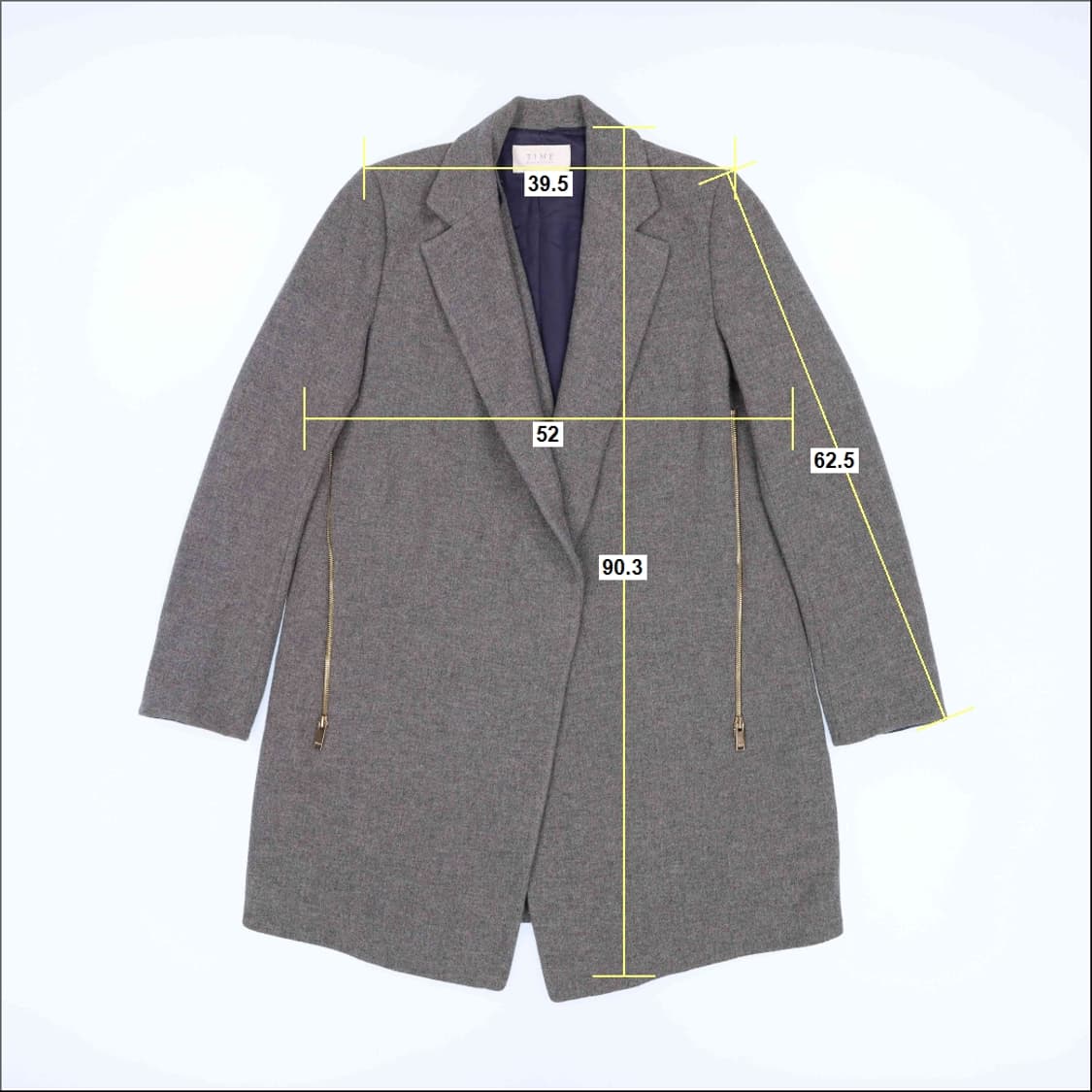 [88-98-165] 타임 한섬 모 코트 자켓 N6959 상품이미지6