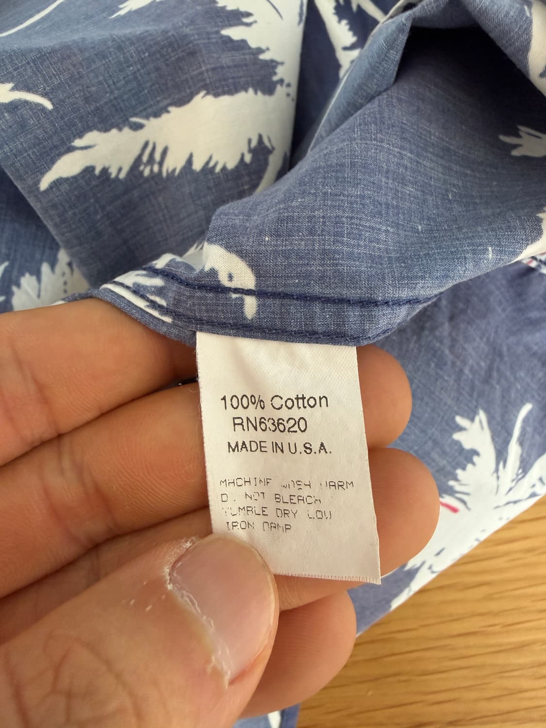 짓먼 빈티지(GITMAN VINTAGE) 하와이안 반팔 셔츠(U.S.A) 상품이미지8